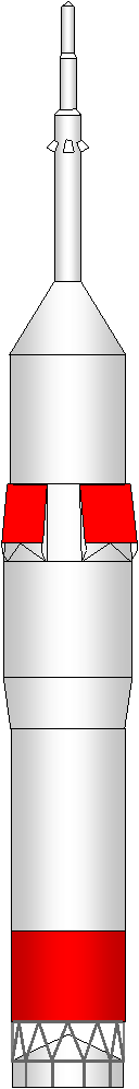 drawing of R-7 booster